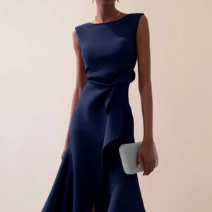 NWT Navy Fehaute Dress Size S